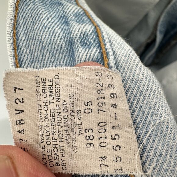Vintage LEVIS 550 Baggy Women’s Dad Jeans‎ 24 Faded Creased USA Y2K size small - Picture 8 of 16